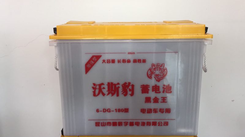 沃斯豹蓄電池三輪車水電池