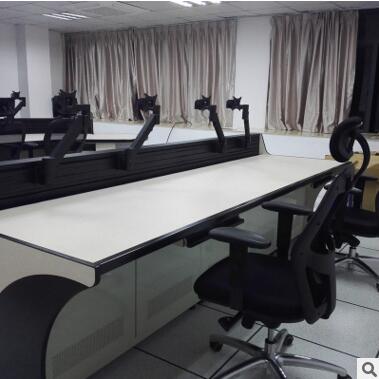 專業(yè)定制生產(chǎn) 豪華監(jiān)控弧形加長(zhǎng)款操作臺(tái) 網(wǎng)絡(luò)集成系統(tǒng)控制臺(tái)