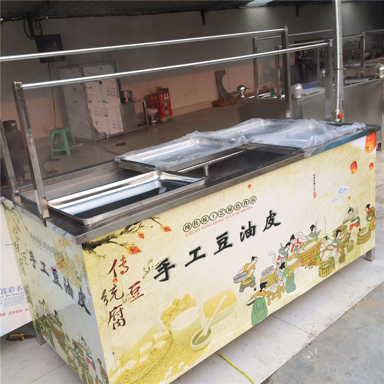 腐竹油皮機(jī)廠家 山東地區(qū)現(xiàn)貨供應(yīng) 酒店油皮機(jī)
