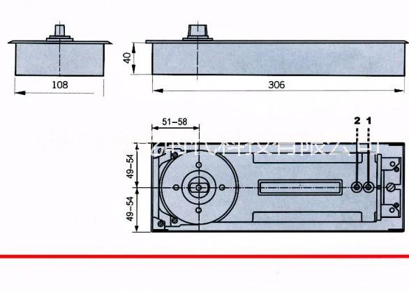 DORMA多瑪BTS84地彈簧，德國進(jìn)口高端歐標(biāo)地彈簧