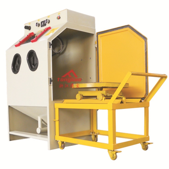 推車轉(zhuǎn)臺噴砂機 浙江通寶