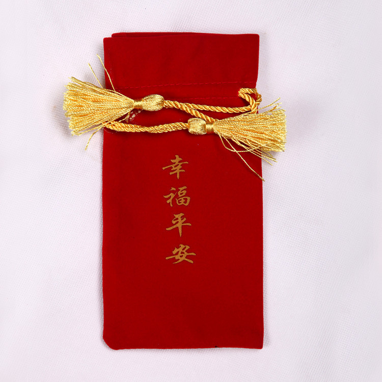 創(chuàng)鴻興 廠家供應(yīng)紅絨布袋*惠