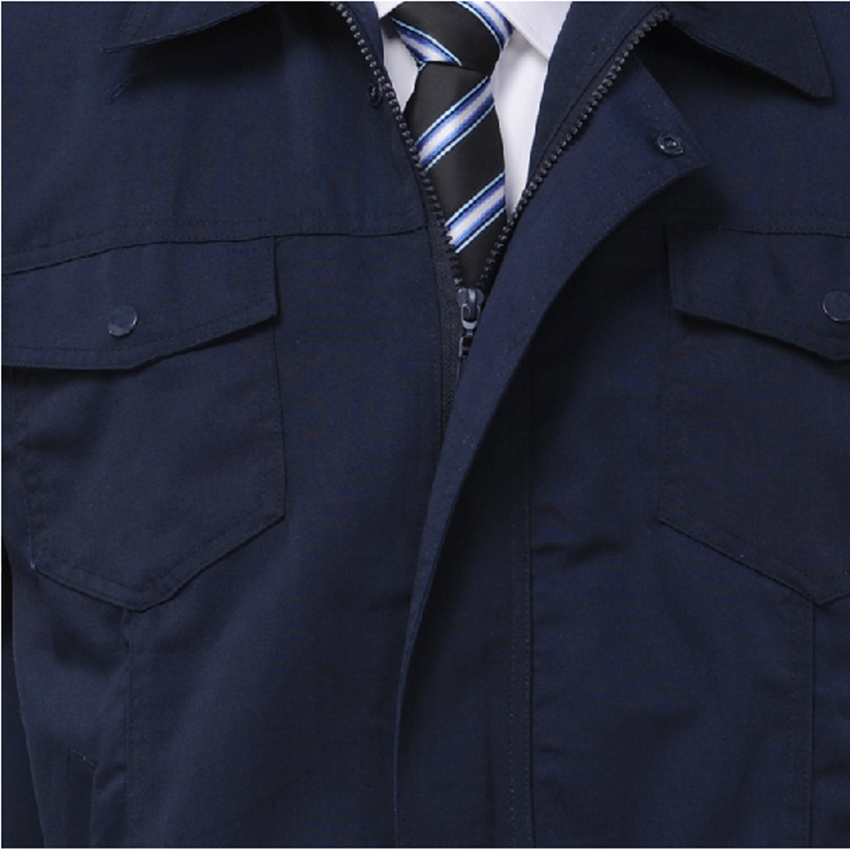 加油站防靜電方格全棉工作裝春秋長袖防靜電防護勞保服戶外施工工程服