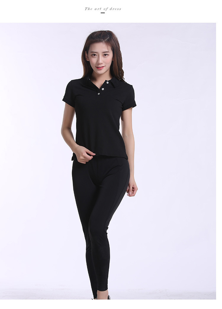 女裝翻領(lǐng)t恤短袖 夏裝韓版時(shí)尚修身顯瘦女裝翻領(lǐng) 短袖打底衫