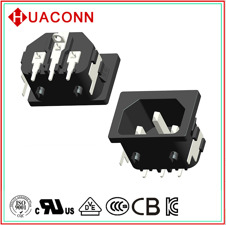 品字插座 電源插座 AC插座 INLET SOCKET 器具輸入插座 C14