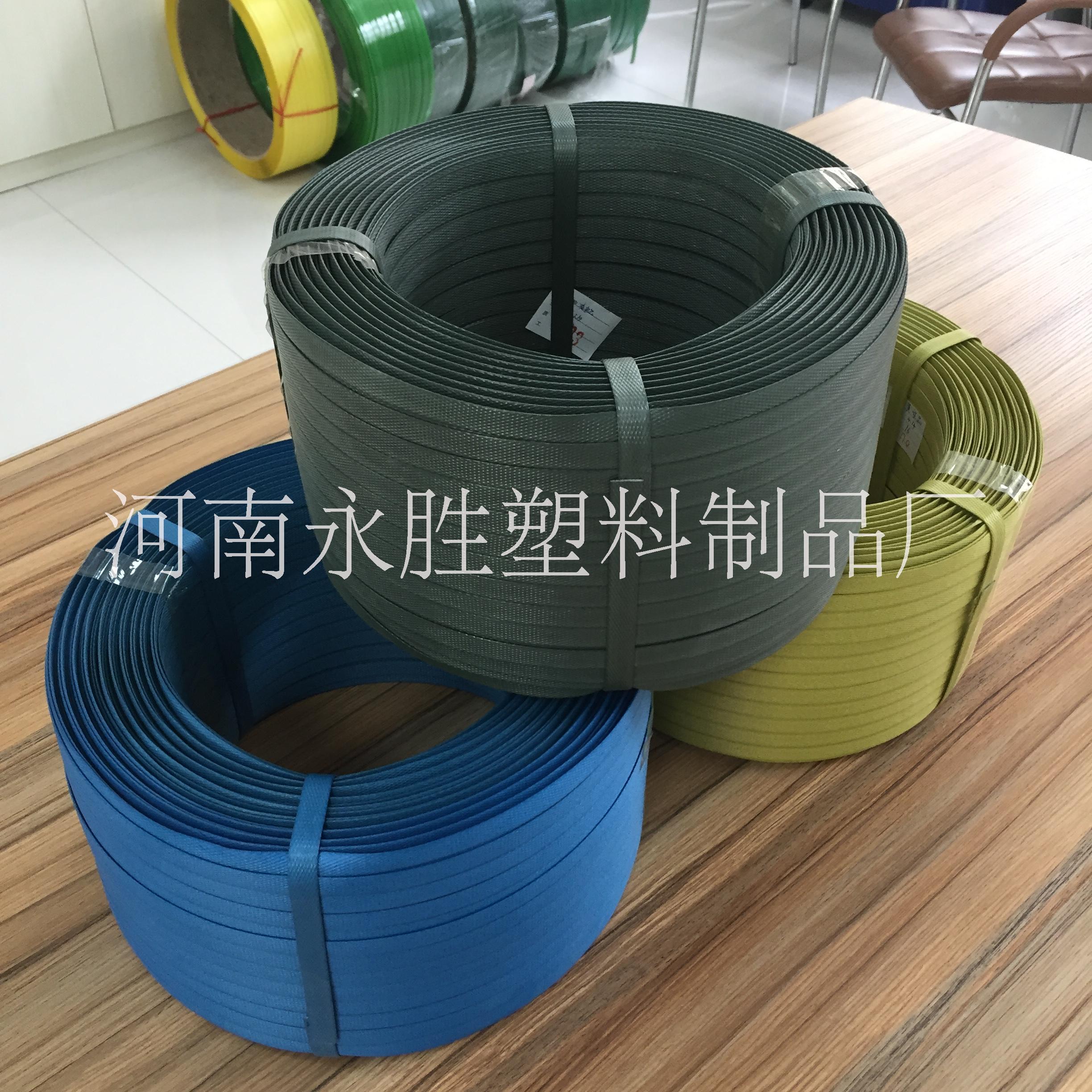 咖啡色手用打包帶河南永勝打包帶廠家直銷批發(fā)免費(fèi)招商中