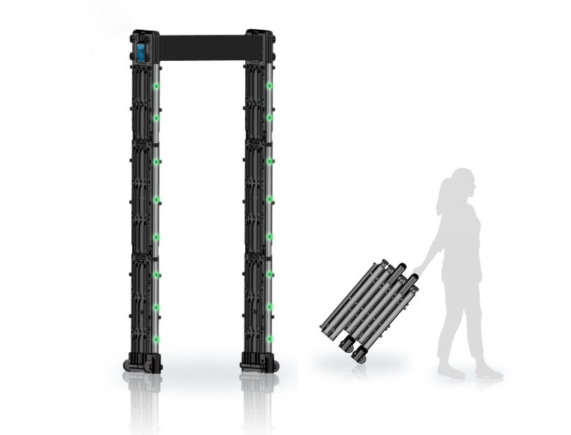 安檢門廠家直銷便攜式可折疊安檢門、室外防水安檢門，大型活動(dòng)安檢門