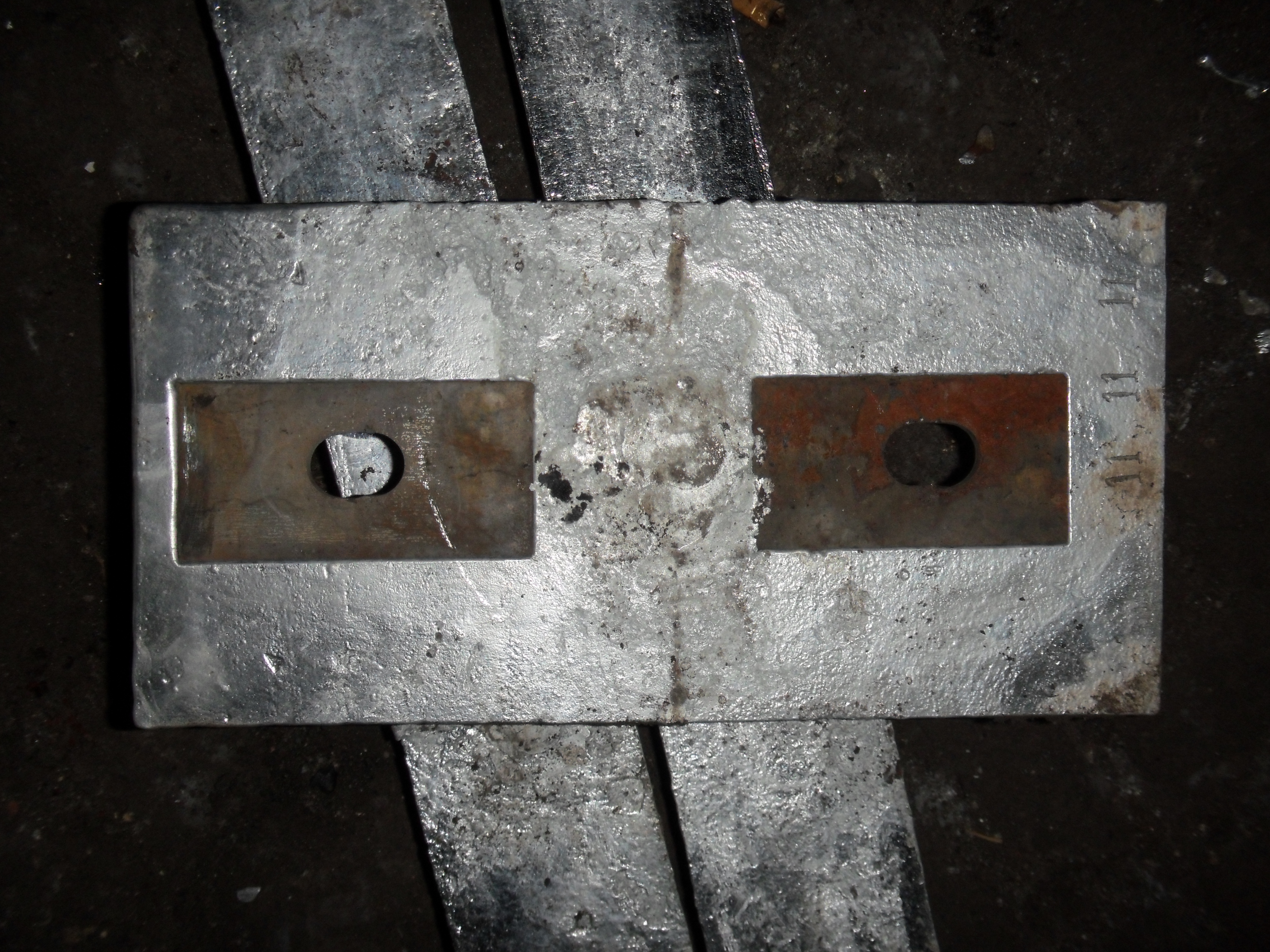 供應(yīng)陰極保護(hù)材料鋅合金陽極