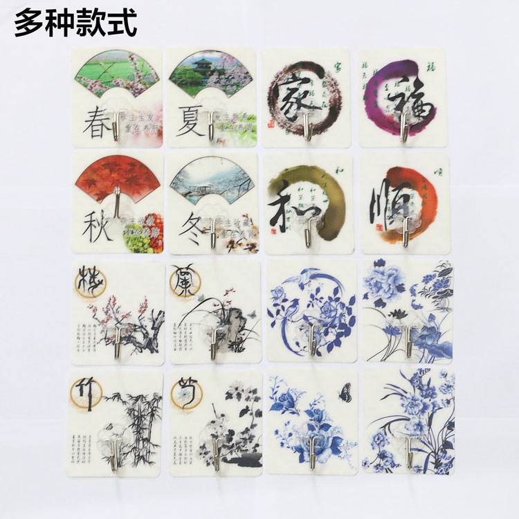 掛鉤強力粘膠承重門廚房吸盤墻壁無痕粘鉤墻上壁掛釘不粘貼創(chuàng)意鉤 粘膠掛鉤
