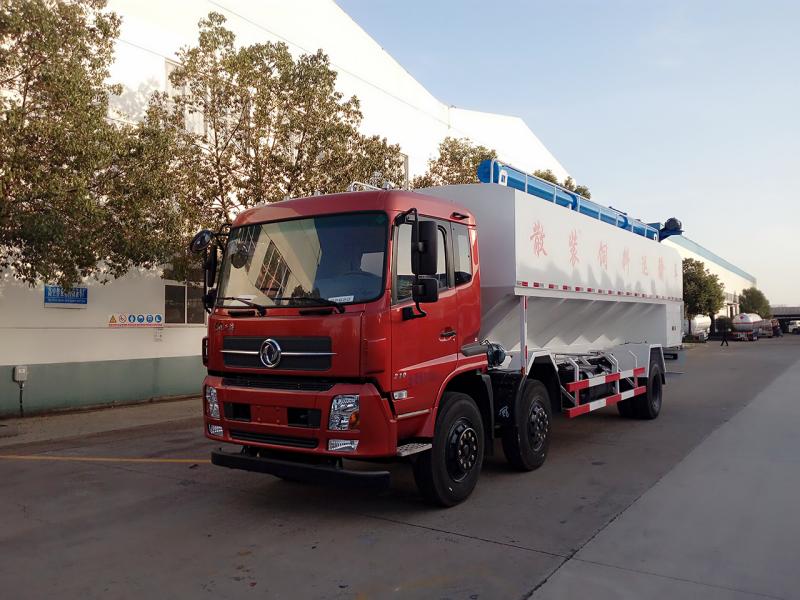 東風(fēng)柳汽13噸散裝飼料車報(bào)價(jià) 25方飼料車價(jià)格