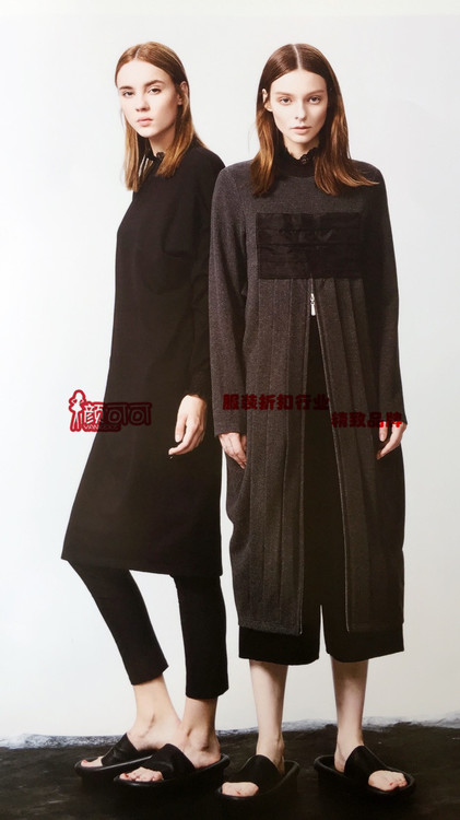 羽絨服雙面尼*絨大衣冬裝尾貨批發(fā)一手貨源