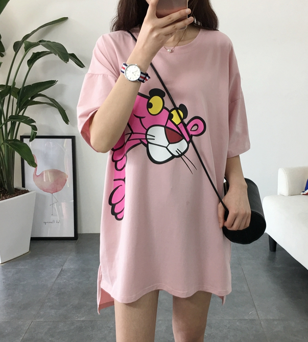 濰坊市寬松純棉T恤短袖銷售   新款大碼女裝