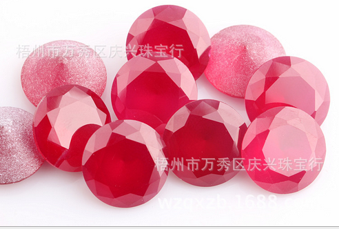平底橢圓紅剛玉優(yōu)質(zhì)紅寶石供應(yīng)材料批發(fā)紅剛玉