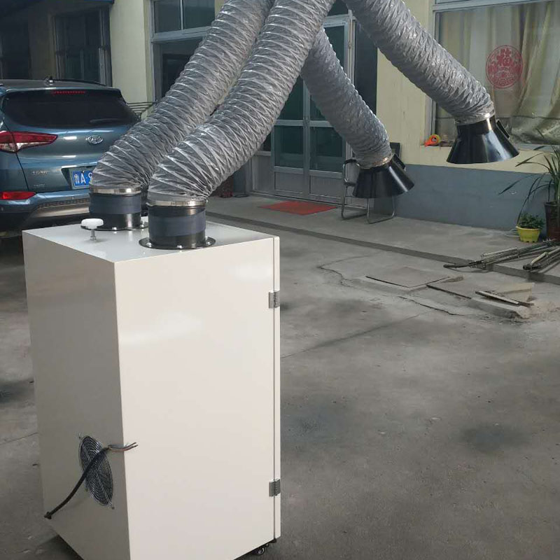 移動式雙臂焊煙凈化器 操作靈活 工業(yè)焊接除塵環(huán)保設(shè)備 經(jīng)濟型焊煙凈化器