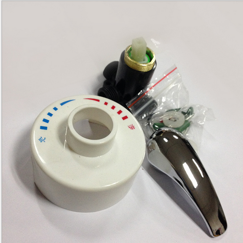 貼墻式混水閥 電熱水器混水閥 冷熱塑料把手貼墻式混水閥廠家直銷