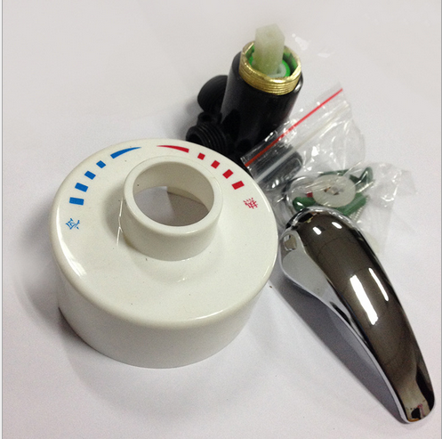 貼墻式混水閥 電熱水器混水閥 冷熱塑料把手貼墻式混水閥廠家直銷