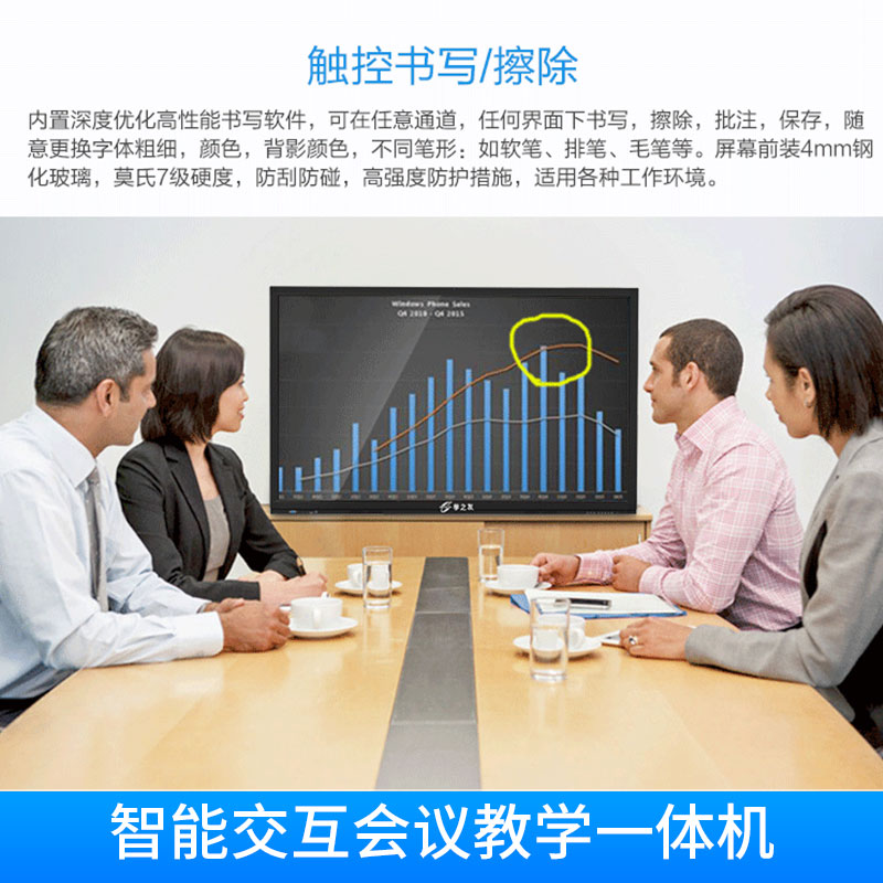 智能交互會議教學一體機多媒體智能會議演示電子白板高清顯示