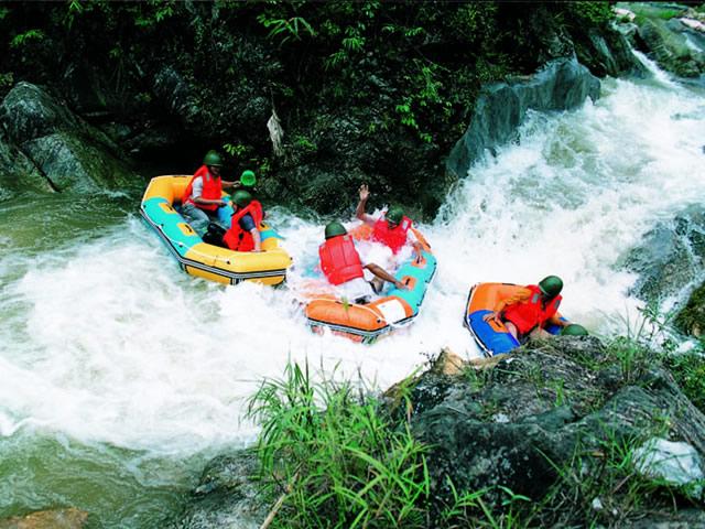 自助廣式茶點(diǎn)、大豐門漂流、賞百畝荷花、住龍門匯都酒店2天游