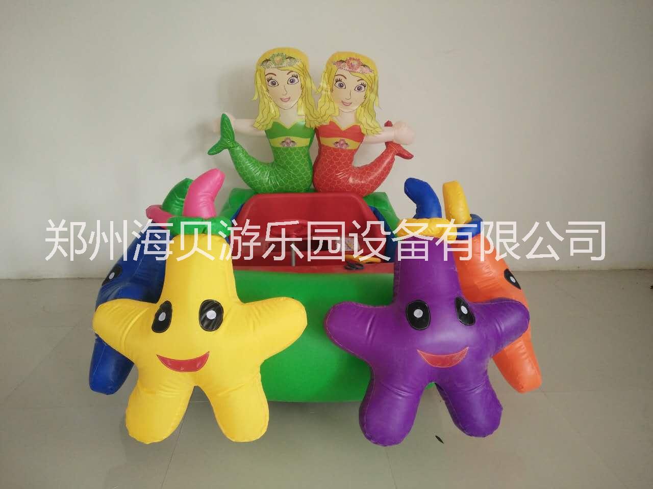 廣場(chǎng)游樂(lè)兒童雙人充氣電瓶車(chē)外罩豪華炫酷彩燈雙人充氣外罩熱銷(xiāo)新款