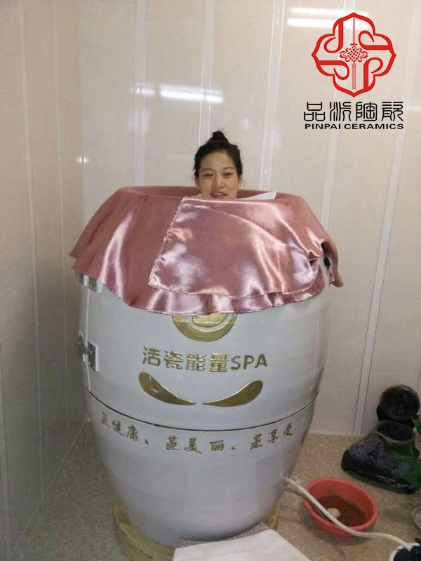 品派陶瓷生產(chǎn)月子中心產(chǎn)婦發(fā)汗儀器、哺乳期祛濕濕蒸*蒸缸  活瓷能量養(yǎng)生缸