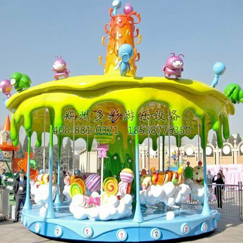 蟲蟲轉(zhuǎn)馬 旋轉(zhuǎn)木馬 游樂場公園必備 深受兒童喜愛