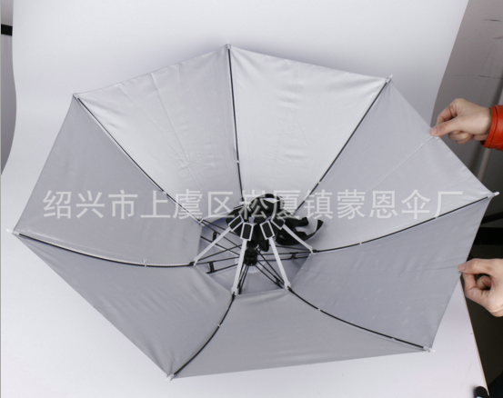 雙層傘帽傘廠家 雙層傘帽傘供貨商 頭戴雨傘