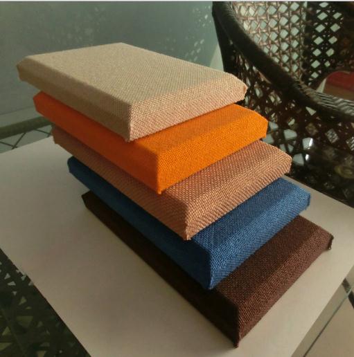 布藝軟包纖維防火吸音板 室內(nèi)聲學(xué)裝飾建筑材料琴房墻面吸音板