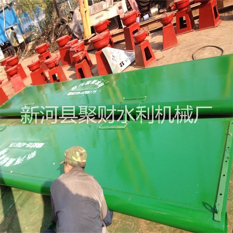 底橫軸驅(qū)動 底橫軸驅(qū)動翻板閘門圖片