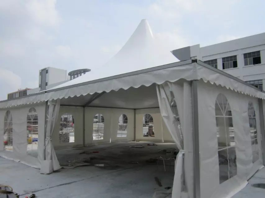 8*8米尖頂篷房 篷房生產(chǎn)廠家{朝力帳篷}