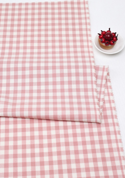 純棉布料格子布料居家布藝窗簾床品面料條紋布料diy布料