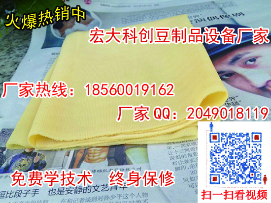 臨沂豆腐皮機(jī) 臨沂豆腐皮機(jī)全自動(dòng)做豆腐皮視頻教程免費(fèi)教技術(shù)可*教學(xué)