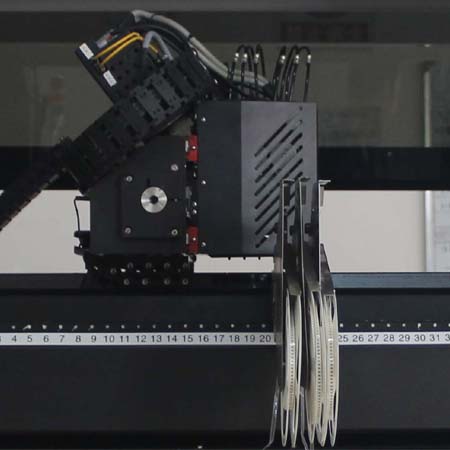 供應六嘴視覺多功能貼片機 視覺自動貼片機 煌牌高速多功能貼片機