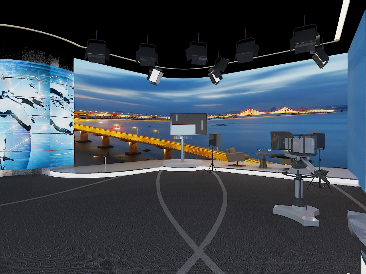 河南耀諾演播室燈光設計專業(yè)燈光改造