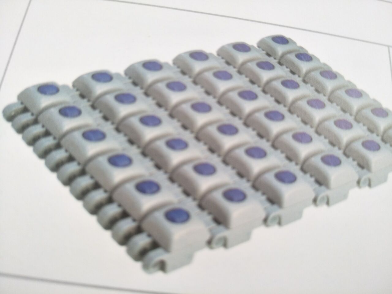 上海帛溢清洗機塑料鏈板輸送機