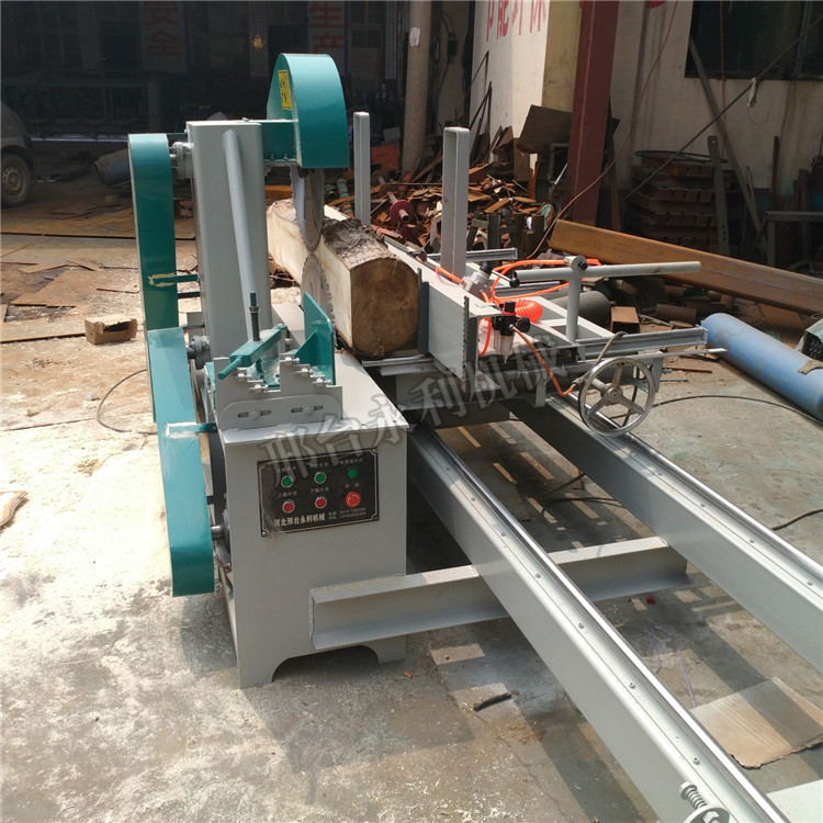 供應(yīng)新型自動(dòng)木工圓木推臺(tái)鋸 廠家批發(fā)2.5米原木推臺(tái)鋸