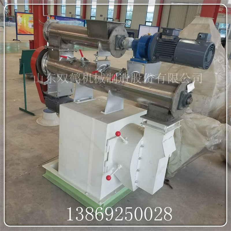 飼料顆粒加工設(shè)備 環(huán)膜250顆粒 豬飼料顆粒加工設(shè)備 時產(chǎn)一噸的機組