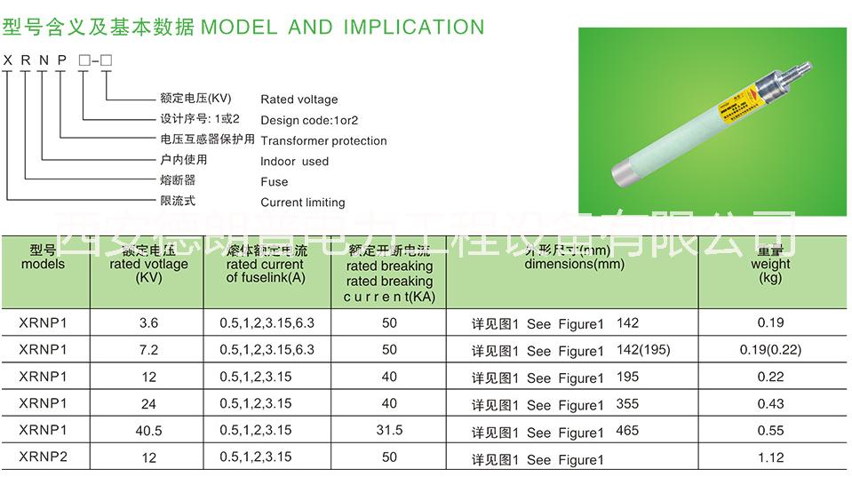 高壓熔斷器 高壓熔芯 變壓器保護(hù) XRNP型電壓互感器保護(hù)