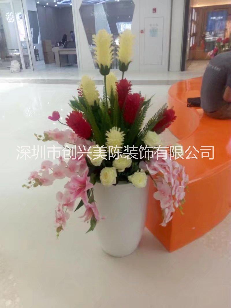 深圳廠家直銷仿真花批發(fā) 承接各類手工花藝 落地花缸花藝 仿真花花藝報(bào)價(jià)