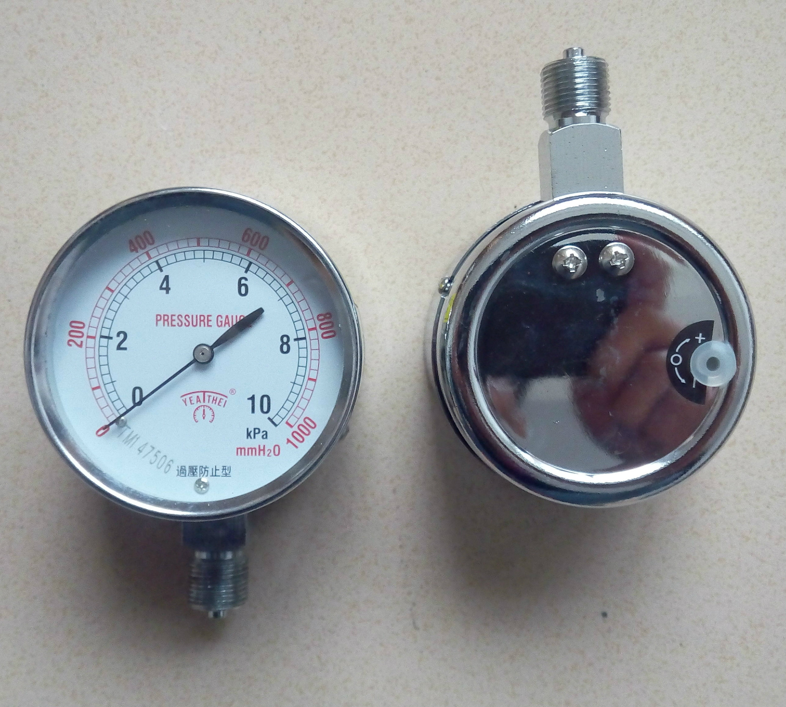 供應(yīng)PRESSUREGAUGE壓力表5kpa膜盒壓力表 10kpa低壓壓力表