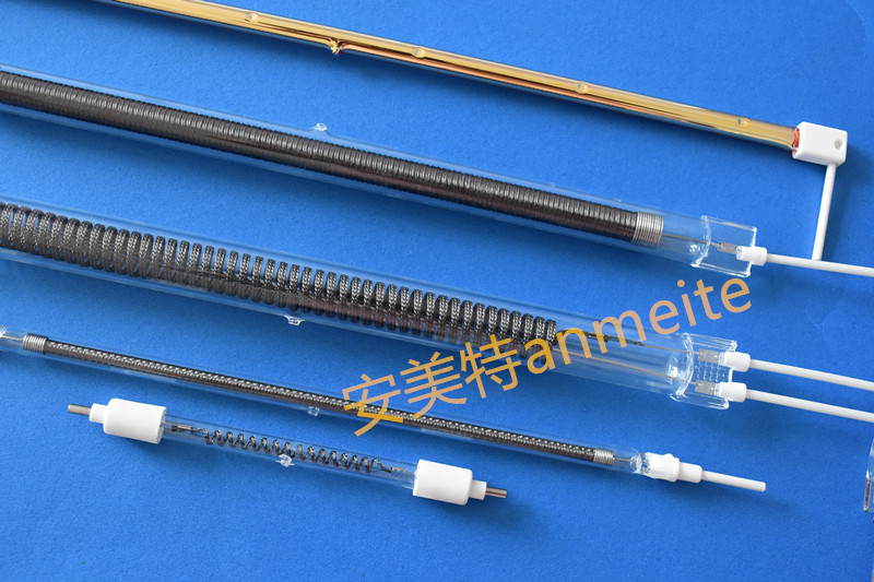 單端碳纖維輻射石英加熱管-anmt安美特單端出線加熱管
