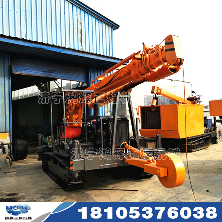 履帶吊車打樁機(jī)電線桿履帶吊車打樁機(jī) 電線桿打樁機(jī) 履帶電線桿立桿機(jī)