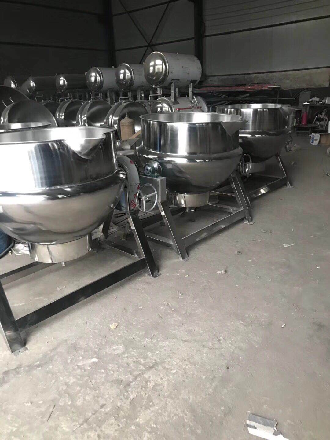 供應(yīng)炒醬夾層鍋/電加熱炒醬鍋-強(qiáng)大機(jī)械