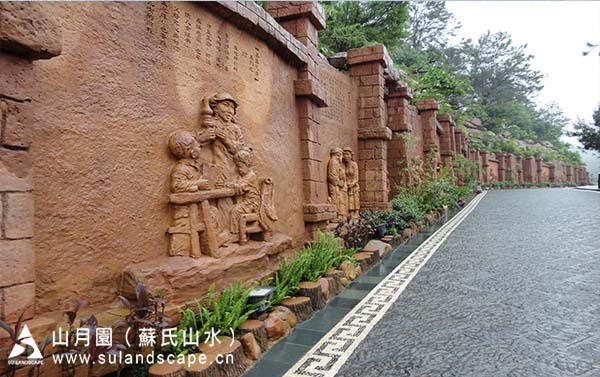 雕塑，文化墻，人物雕塑，摩崖石刻