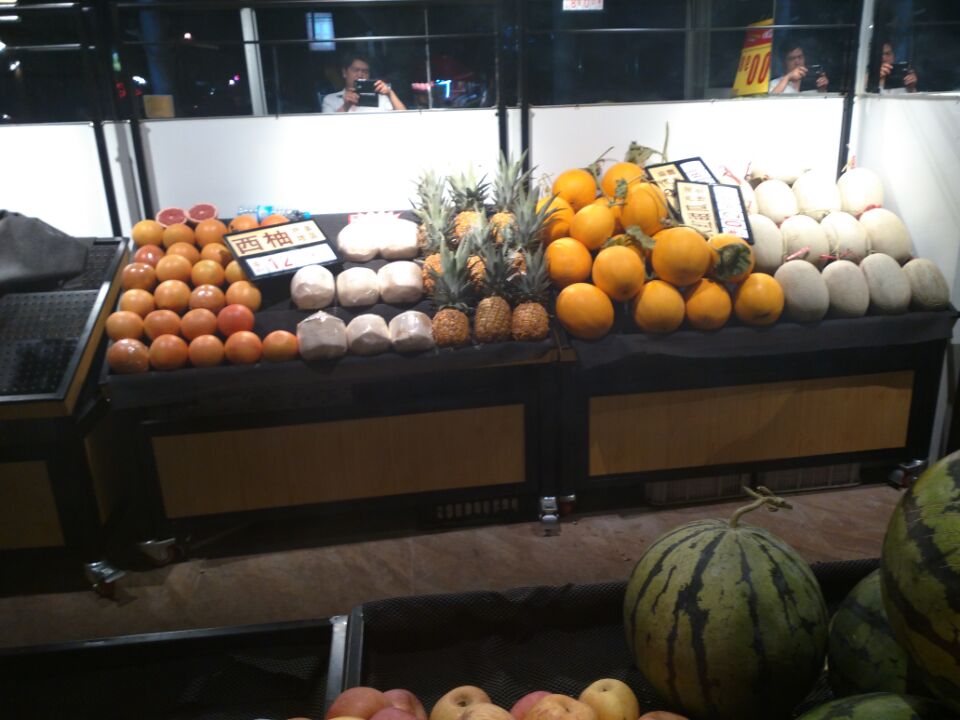 超市水果蔬菜架子 果多美超市展架 便利店生鮮展示架 瓜果存儲架