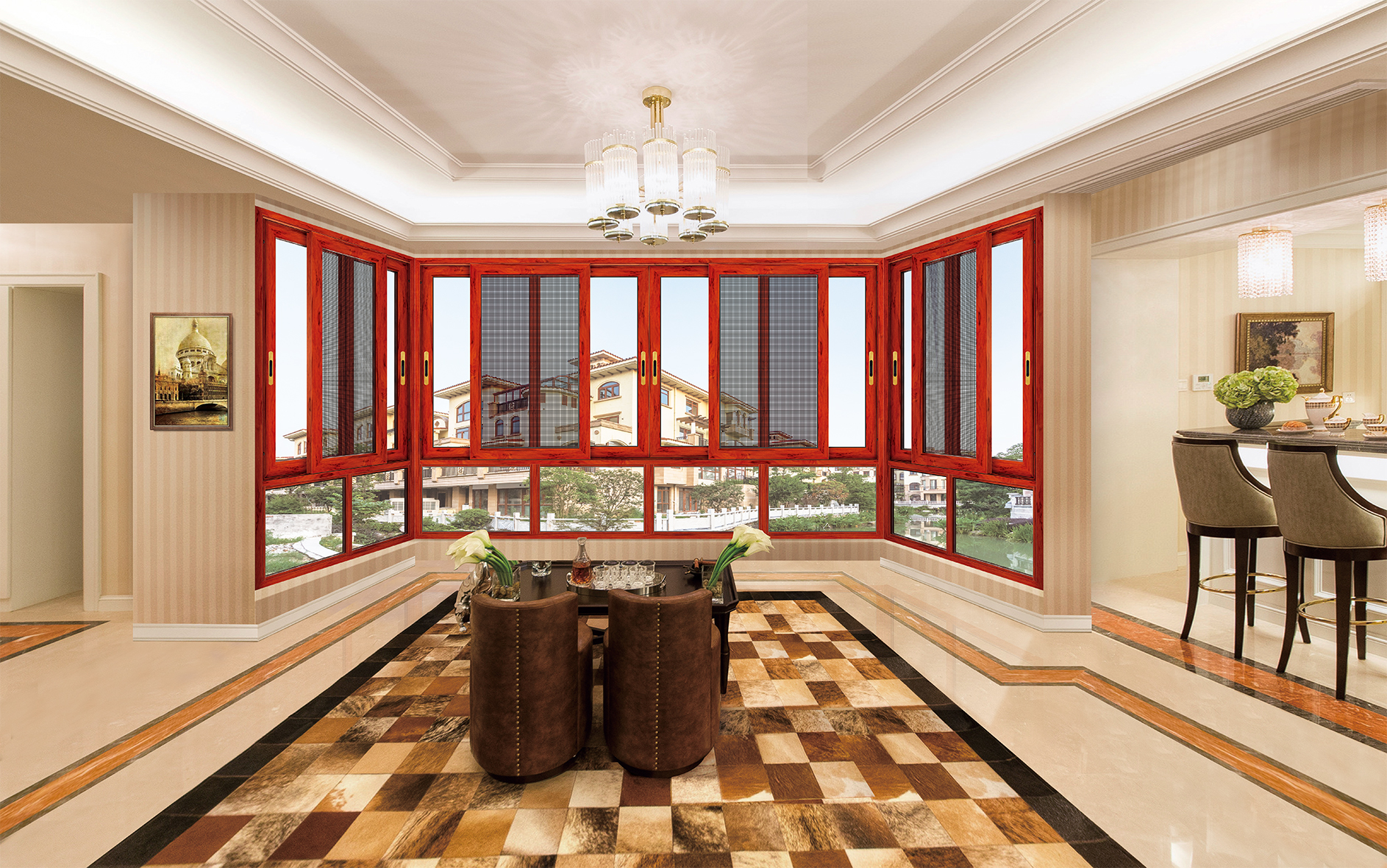 非斷橋鋁合金推拉窗｜廣東佛山康盈鋁門*品牌全國供應(yīng)非斷橋鋁合金推拉窗