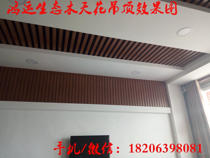 怒江綠可木100*120方通/生態(tài)木30*150天花廠家直銷