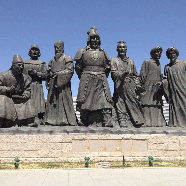 廠家直銷供應(yīng) 古代人物雕塑銅雕人物廠家可來圖加工定做