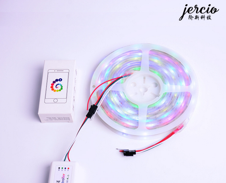 手機(jī)藍(lán)牙APP控制器 SP105E 可控任意IC SK6812/XT1511/APA102