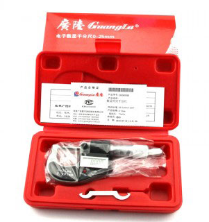 西安25-50數(shù)顯外徑千分尺供應(yīng)廣陸數(shù)顯千分尺電子千分尺