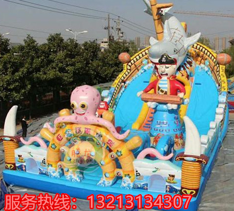 戶外大型充氣滑梯新款蜘蛛俠城堡樂園廠家爆款推出